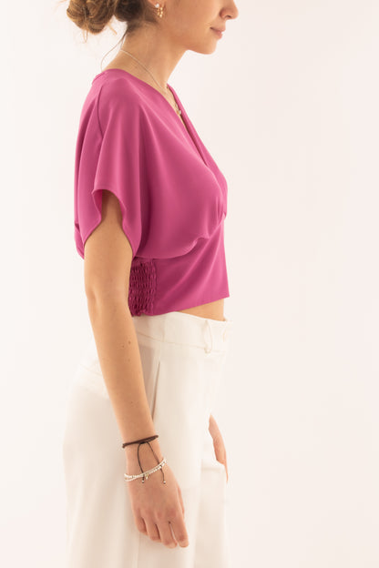 Maglia corta da Donna Saiph - Malva