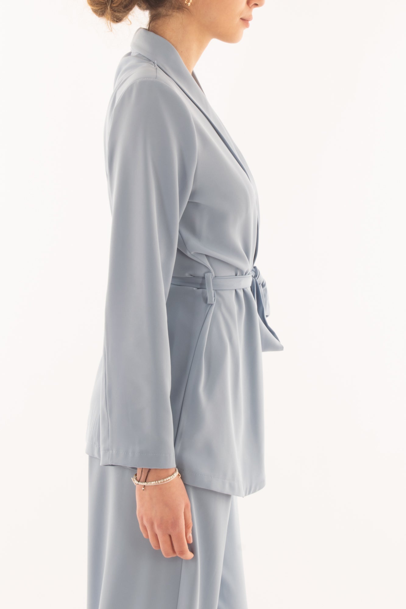 Giacca con cinta da Donna Saiph - Celeste