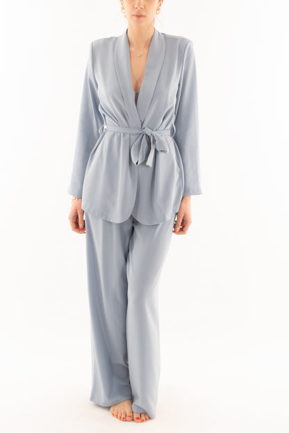 Giacca con cinta da Donna Saiph - Celeste