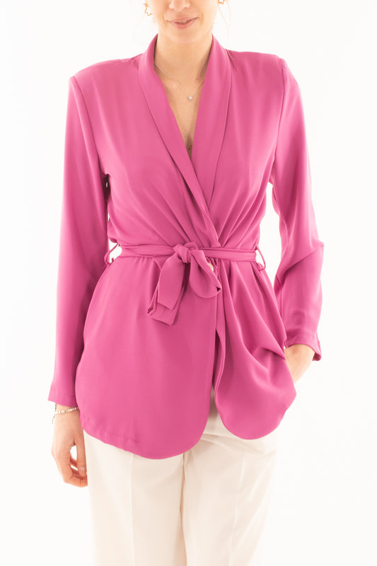 Giacca con cinta da Donna Saiph - Malva