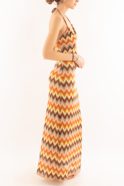 Abito multicolor da Donna Saiph - Arancio
