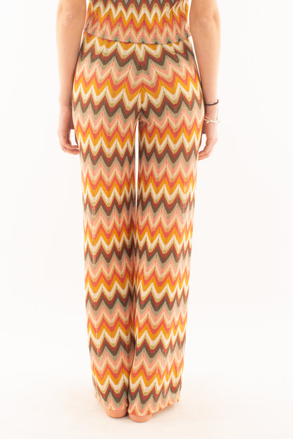 Pantalone multicolor da Donna Saiph - Arancione