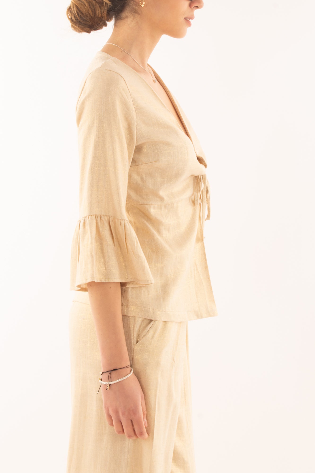 Giacchino allacciato da Donna Saiph - Oro