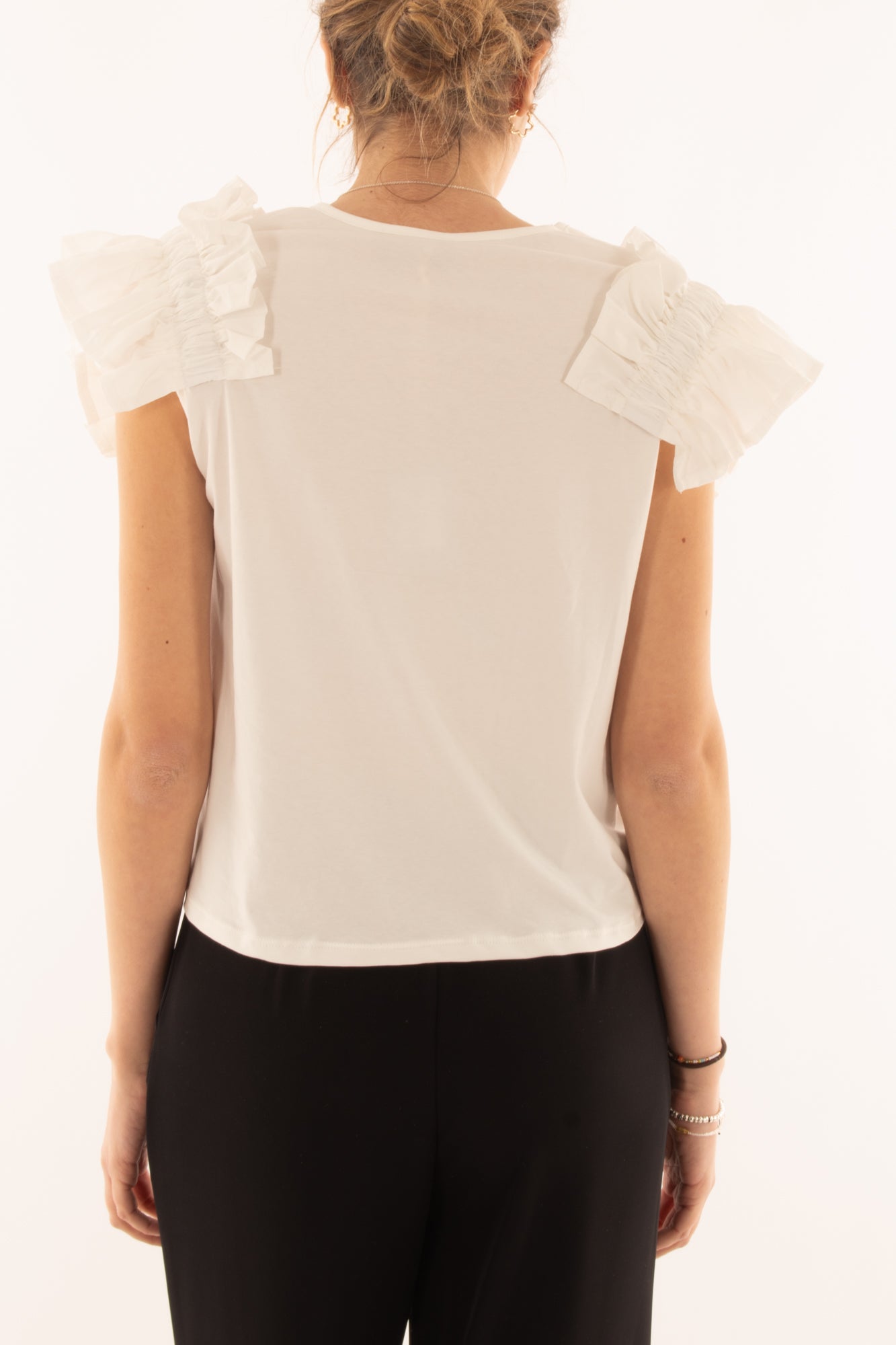 T-shirt con rouge da Donna Saiph - Bianco