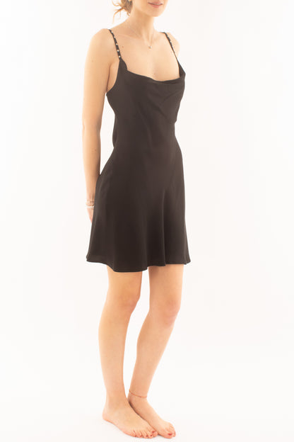 Abito corto con pietre da Donna Saiph - Nero