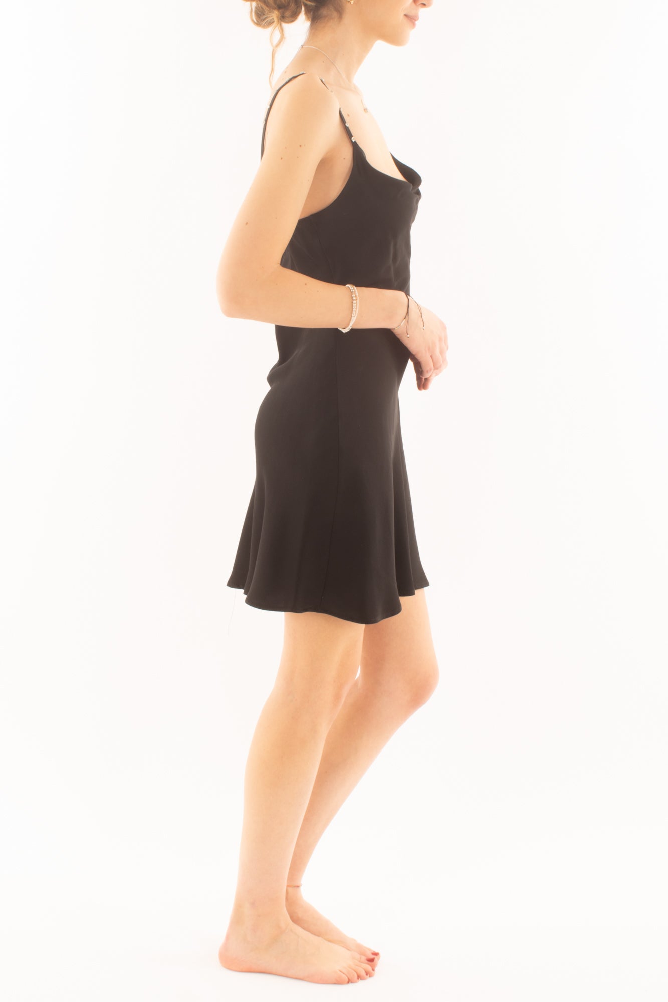 Abito corto con pietre da Donna Saiph - Nero