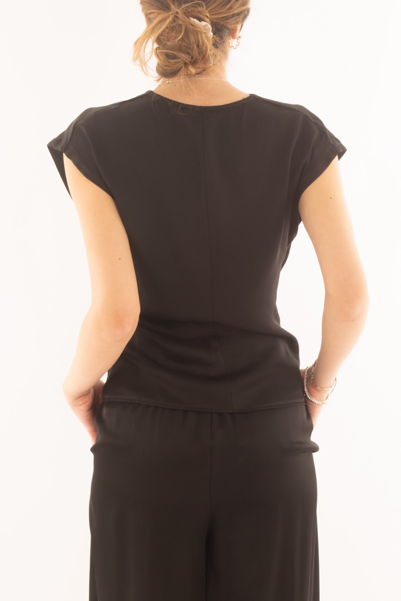 Maglia con nodo da Donna Saiph - Nero