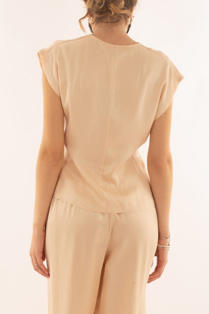 Maglia con nodo da Donna Saiph - Pesca