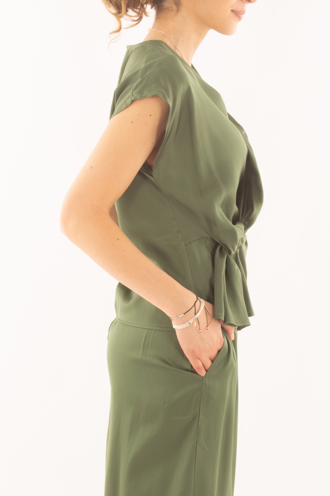 Maglia con nodo da Donna Saiph - Verde