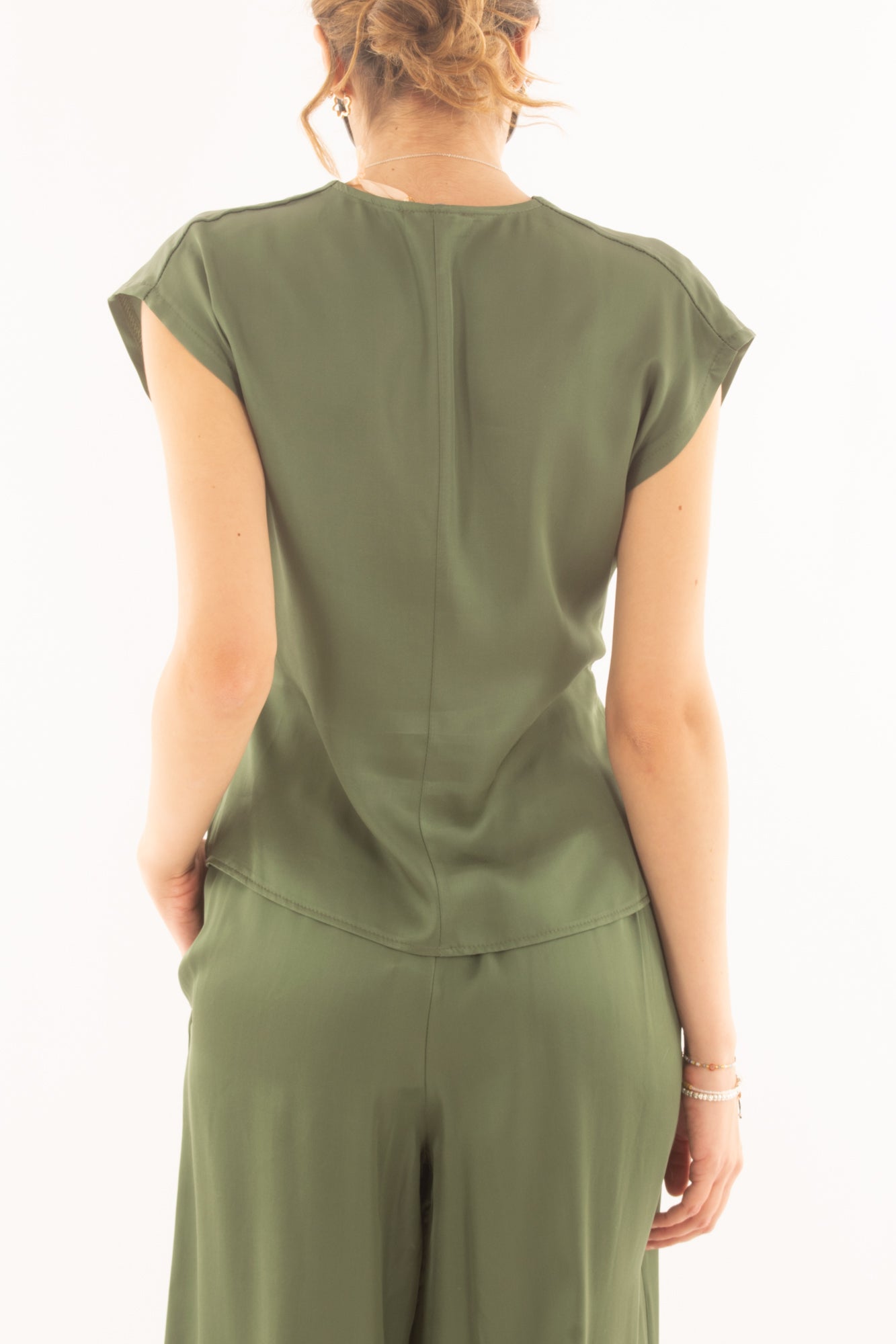 Maglia con nodo da Donna Saiph - Verde