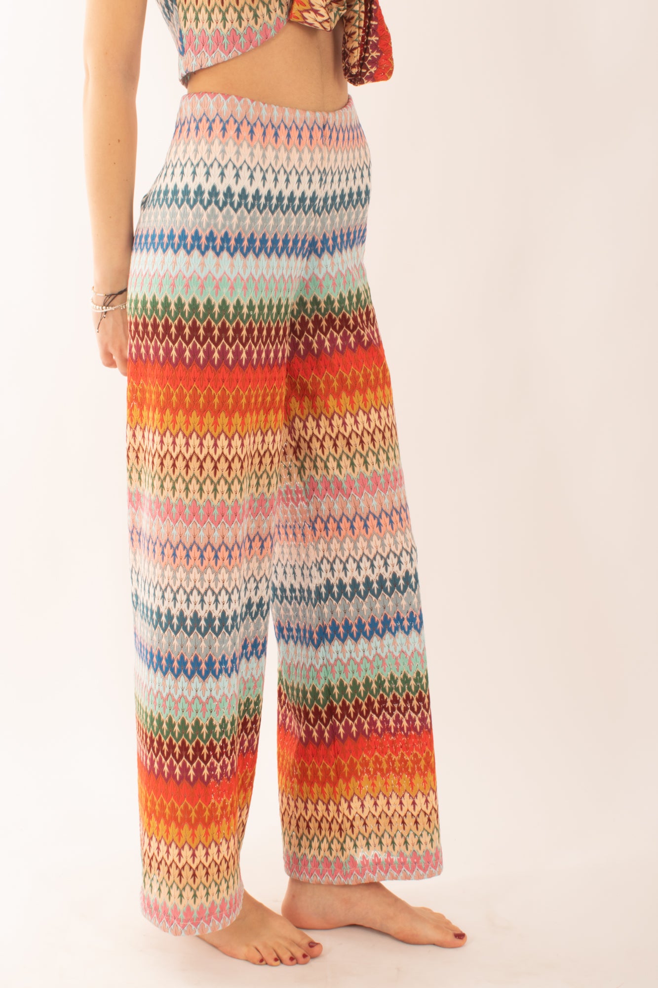 Pantalone fantasia da Donna Saiph - Rosso