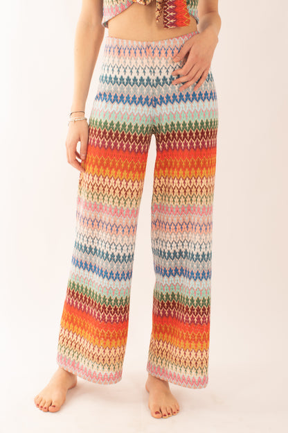 Pantalone fantasia da Donna Saiph - Rosso