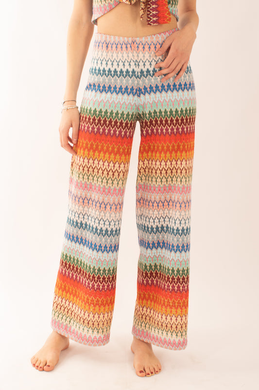 Pantalone fantasia da Donna Saiph - Rosso