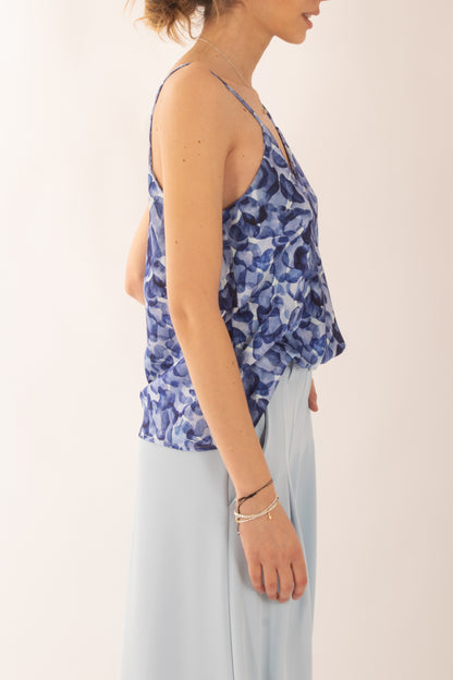 Canottiera fantasia da Donna Saiph - Viola