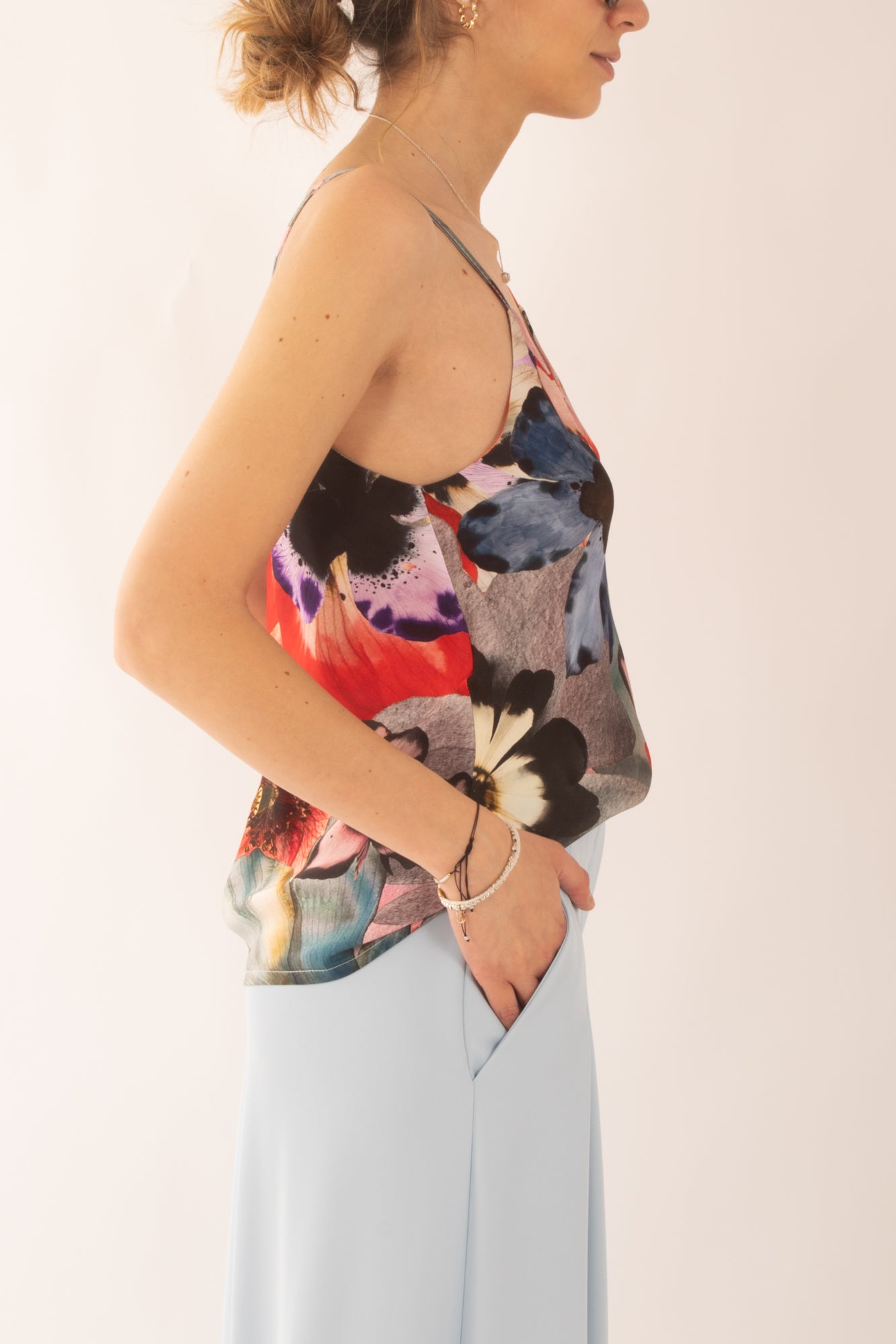 Canottiera fantasia da Donna Saiph - Viola