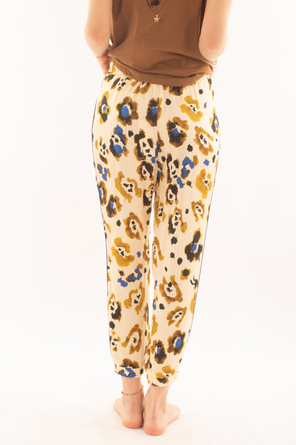 Pantalone in viscosa a fantasia da Donna Souvenir -Royal