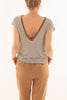 t shirt rigata con profili da donna souvenir nero v35a1764 43331749