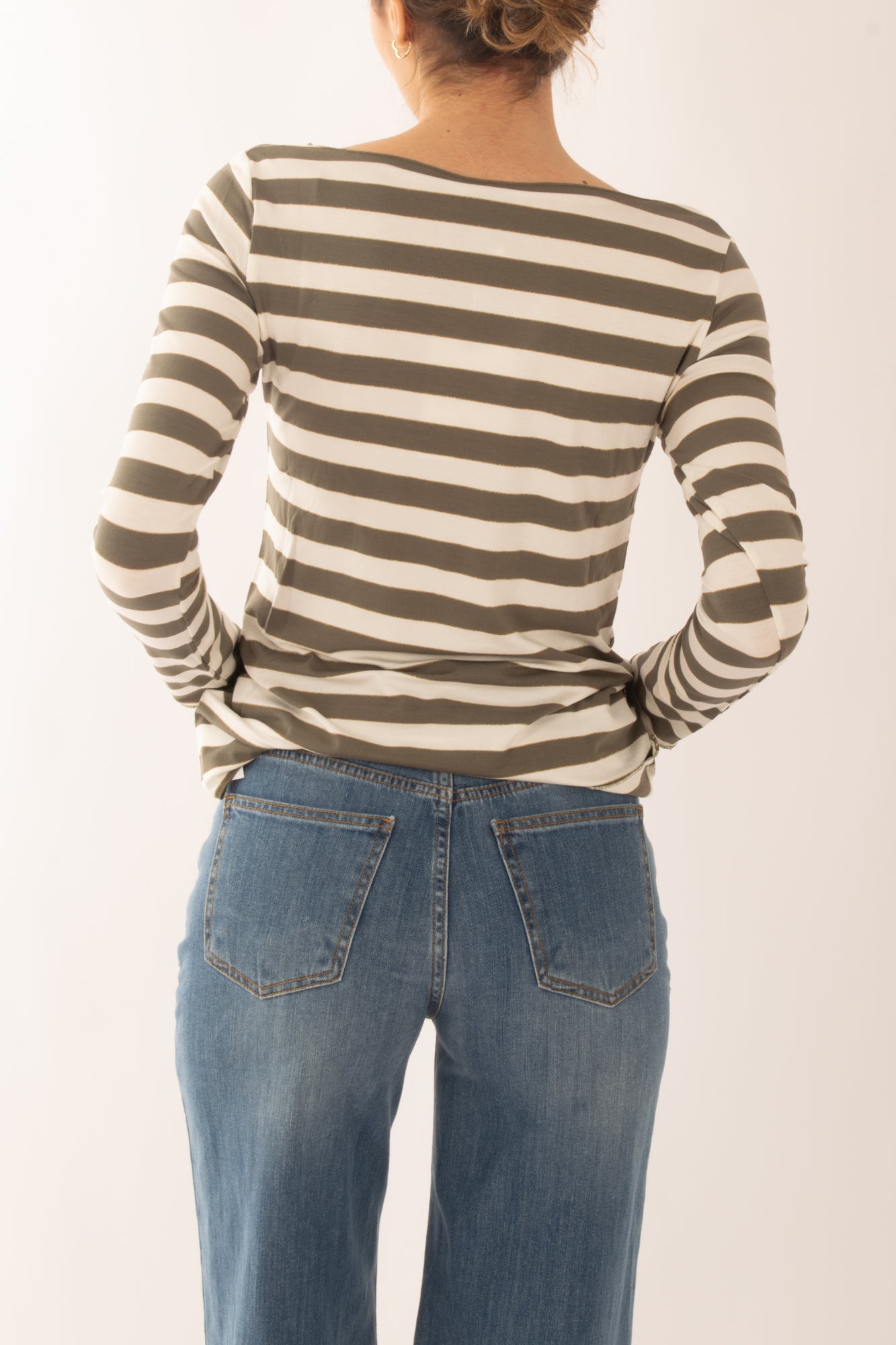 Maglia rigata da Donna Susy mix - Verde