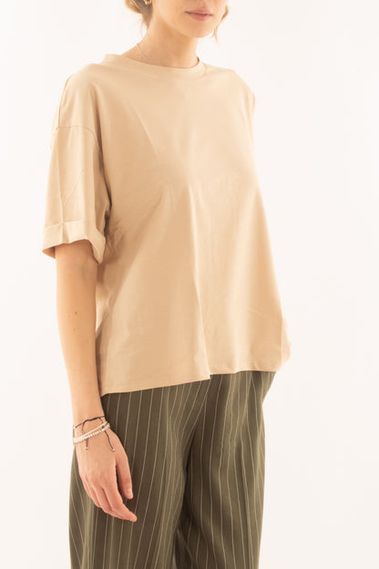 T-shirt over da Donna Susy mix - Avorio