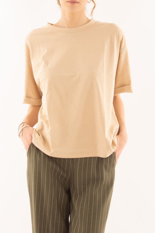 T-shirt over da Donna Susy mix - Avorio