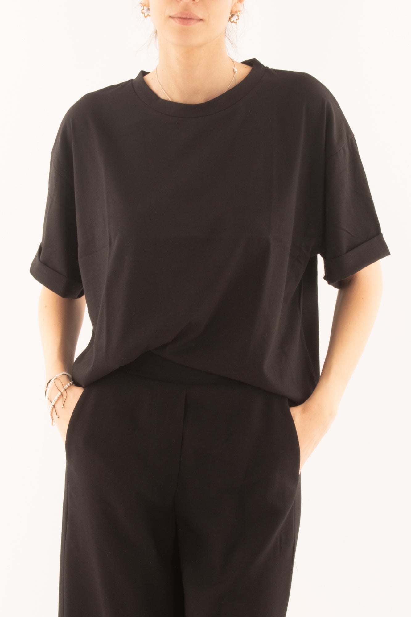 SUSY MIX T-shirt over da Donna Susy mix - Nero Nero