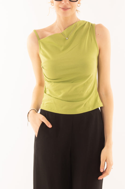 SUSY MIX Maglia asimmetrica da Donna Susy mix - Verde Verde