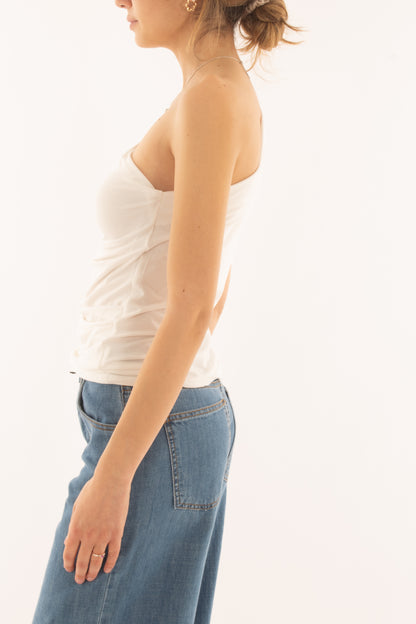 Maglia monospalla da Donna Susy mix - Bianco