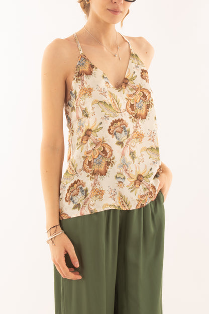 Canottiera all'americana da Donna Susy mix - Moro