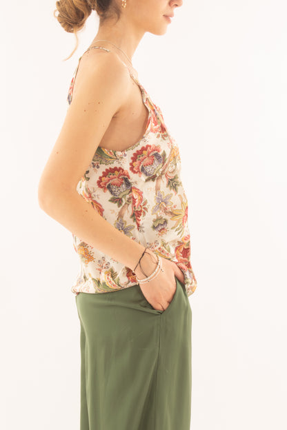 Canottiera all'americana da Donna Susy mix - Rosso india