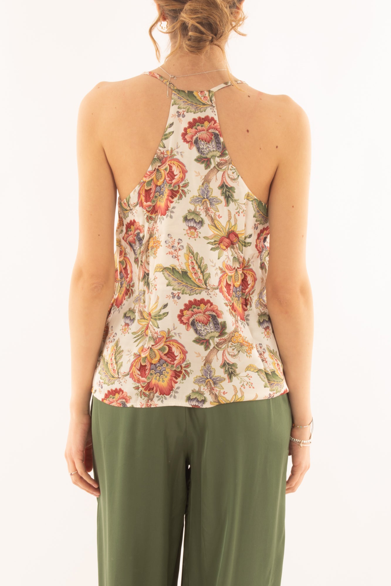 Canottiera all'americana da Donna Susy mix - Rosso india