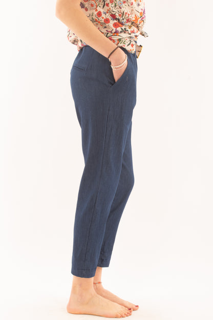 SUSY MIX Pantalone alla caviglia da Donna Susy mix - Blu Blu