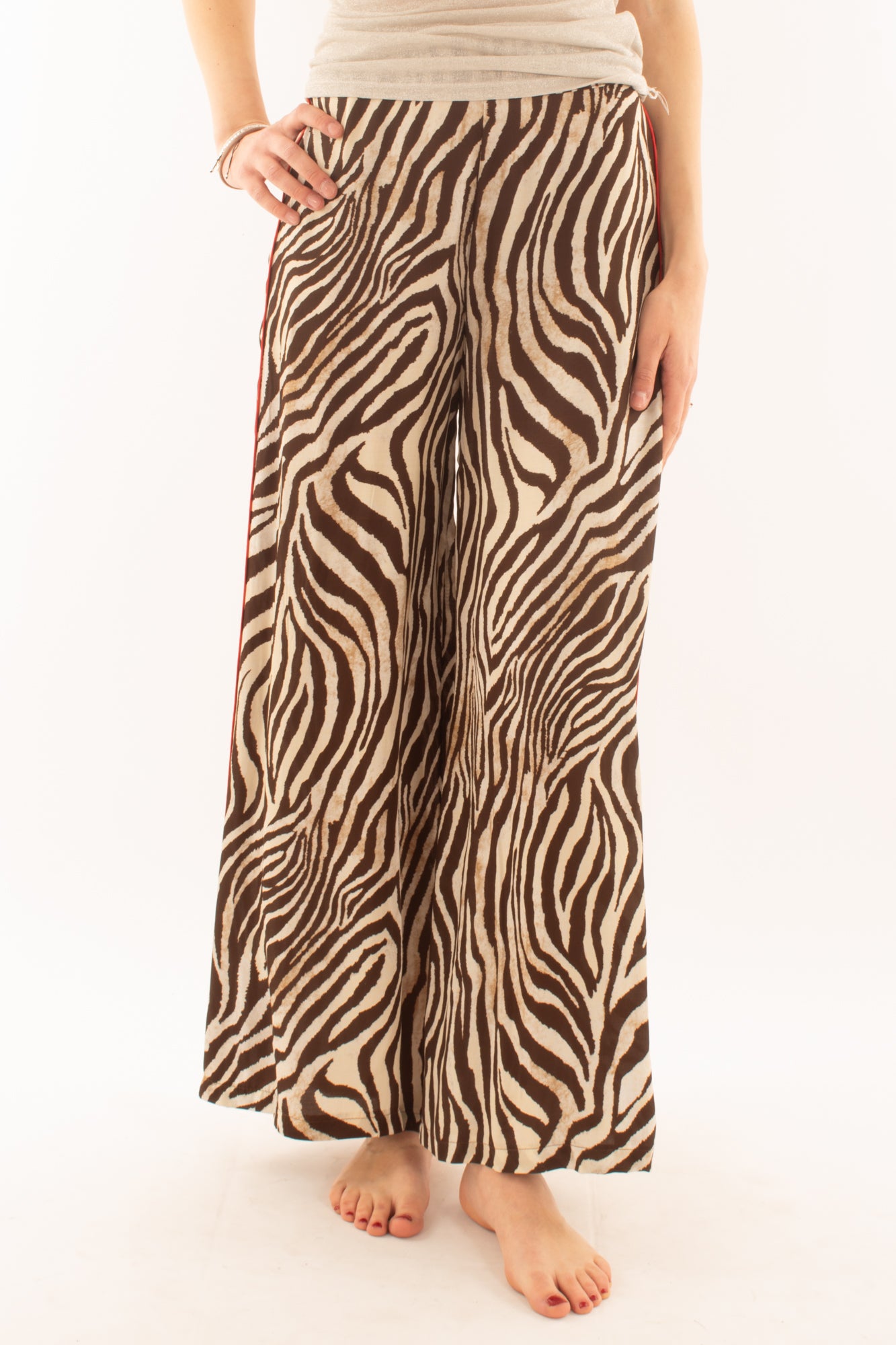 SUSY MIX Pantalone in viscosa leopardato da Donna Susy mix - Moro Moro