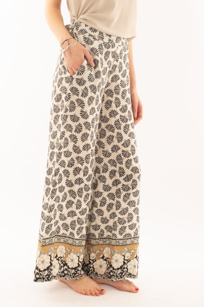 Pantalone fantasia da Donna Susy mix - Blu