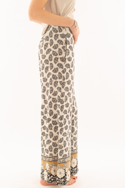 Pantalone fantasia da Donna Susy mix - Blu