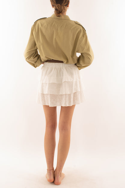 Abito con pizzo san gallo da Donna Susy mix - Verde