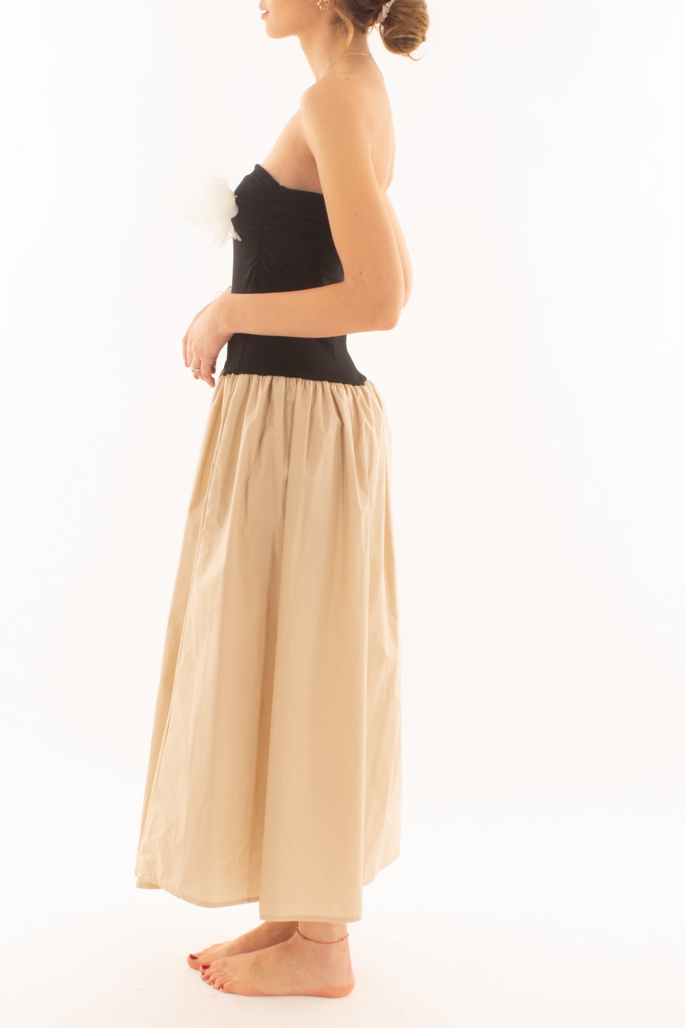 Abito a fascia da Donna Susy mix - Nero