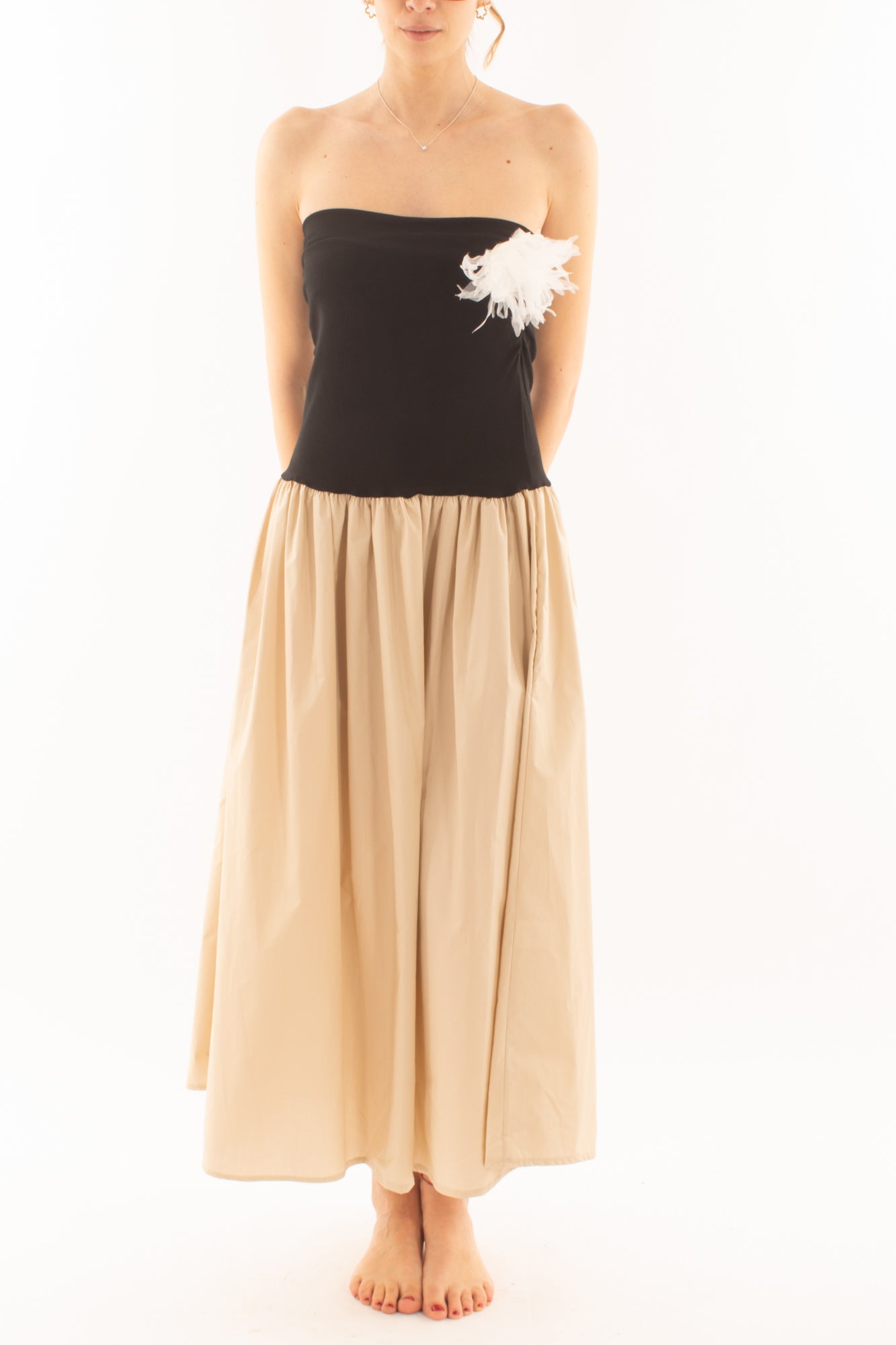 Abito a fascia da Donna Susy mix - Nero