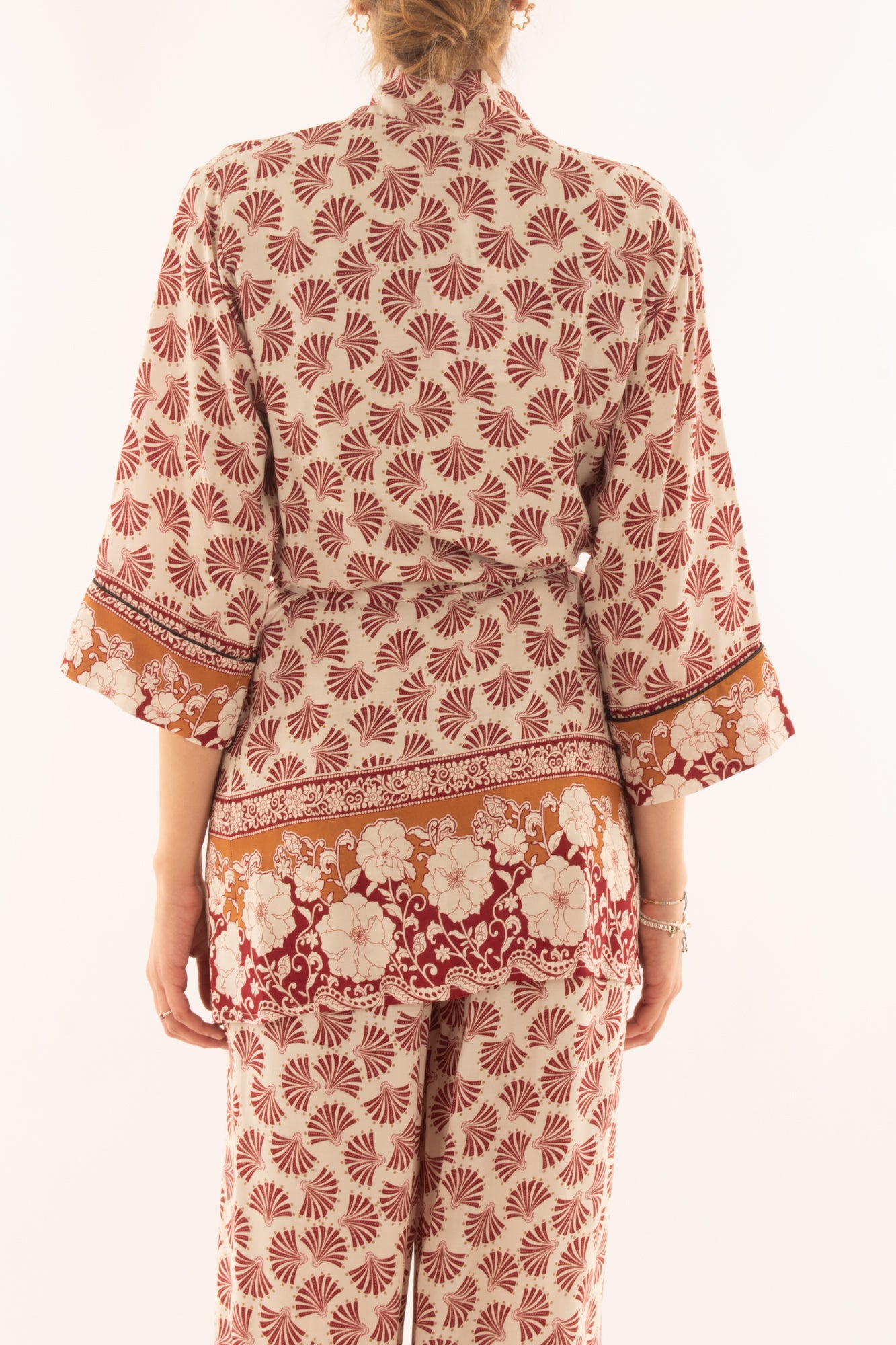 SUSY MIX Kimono in viscosa da Donna Susy mix - Rosso india Rosso