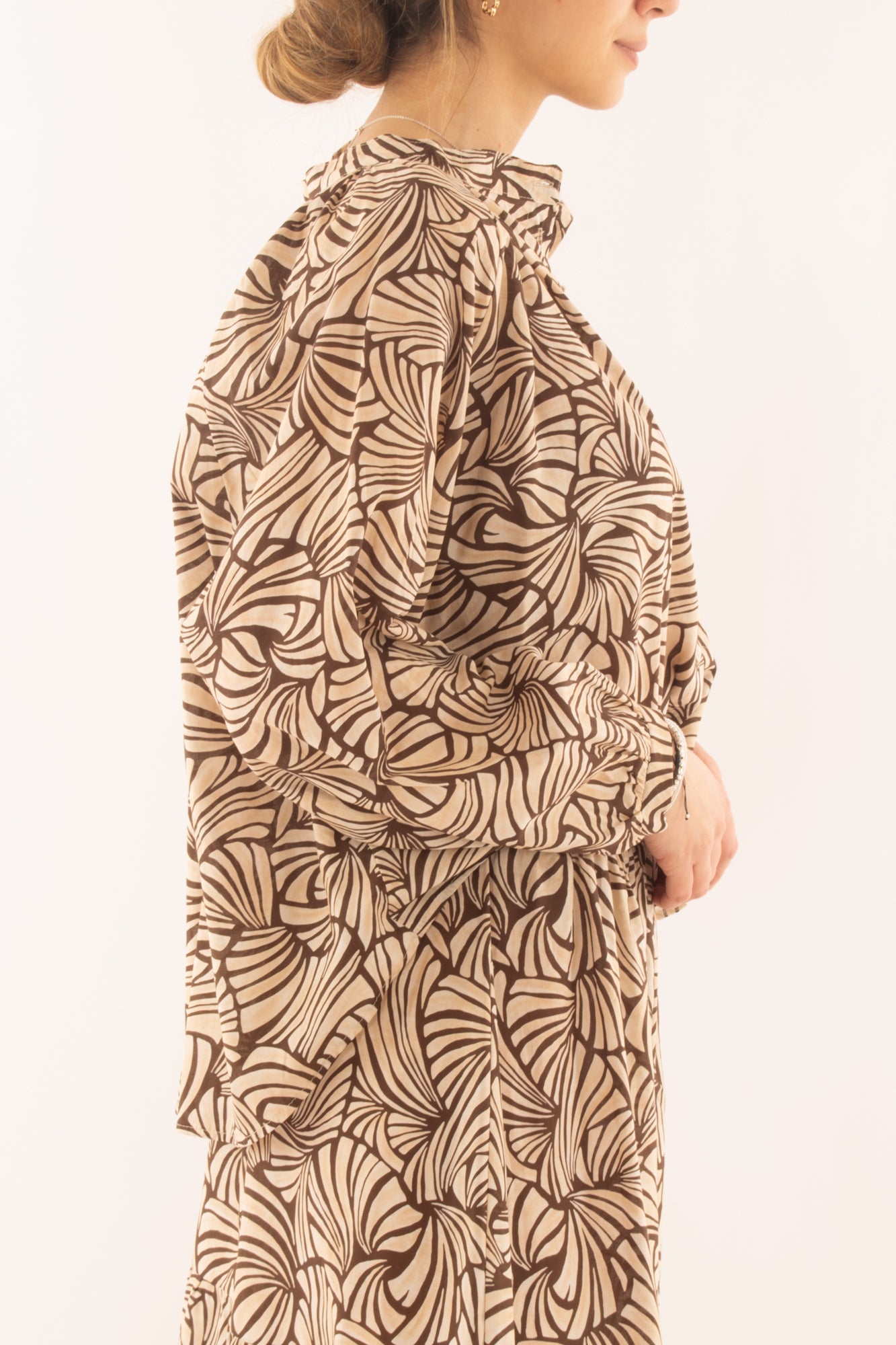 Camicia over fantasia da Donna Susy mix -Caffè