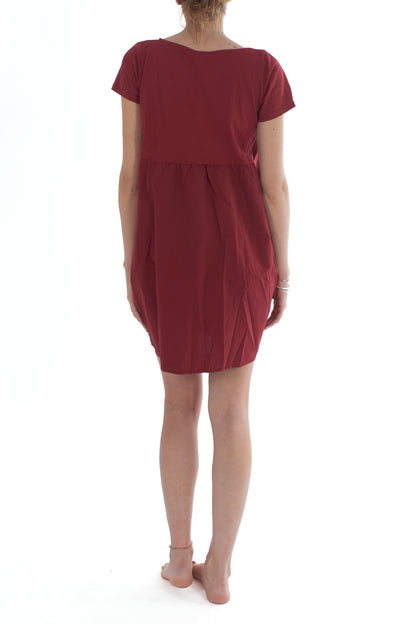Abito bitessuto da Donna Susy mix - Rosso india