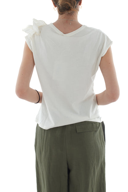 T-shirt con rouge di sbiego da Donna Susy mix - Antique