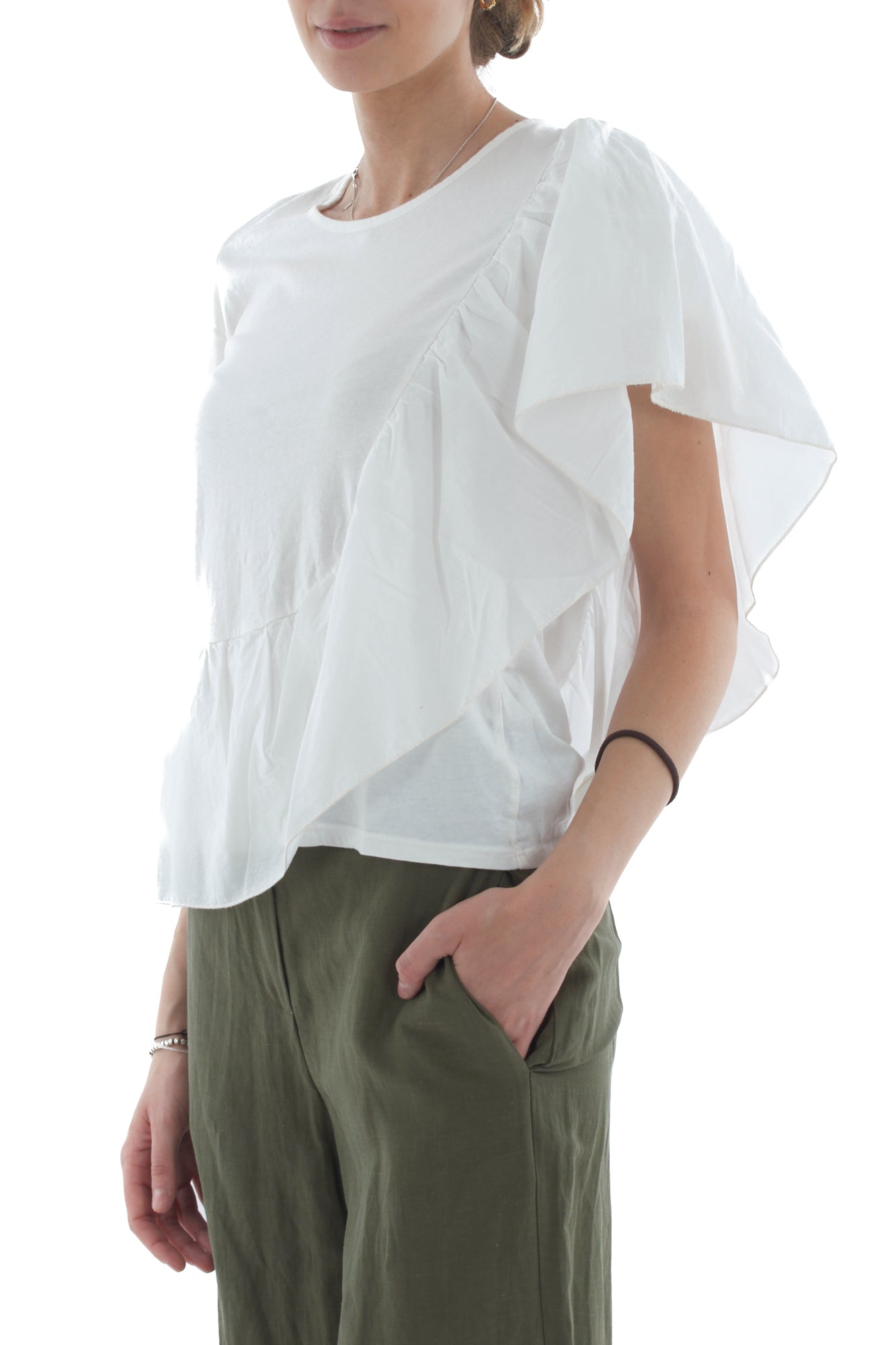 T-shirt con rouge da Donna Susy mix - Bianco