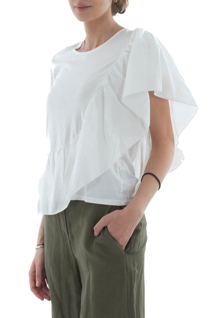 T-shirt con rouge da Donna Susy mix - Bianco