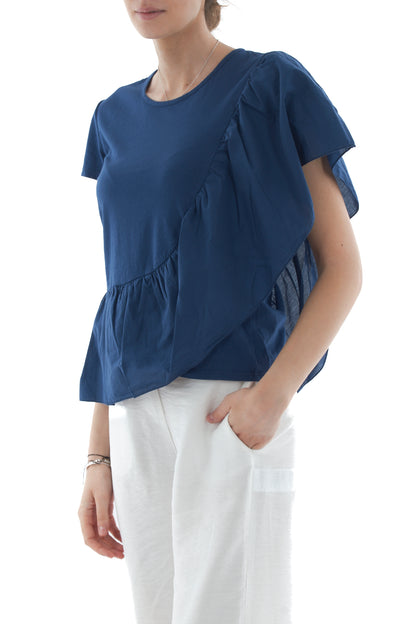 SUSY MIX T-shirt con rouge da Donna Susy mix - Blu Blu