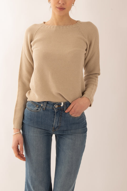 Maglia di filo a girocollo da Donna Susy mix - Corda