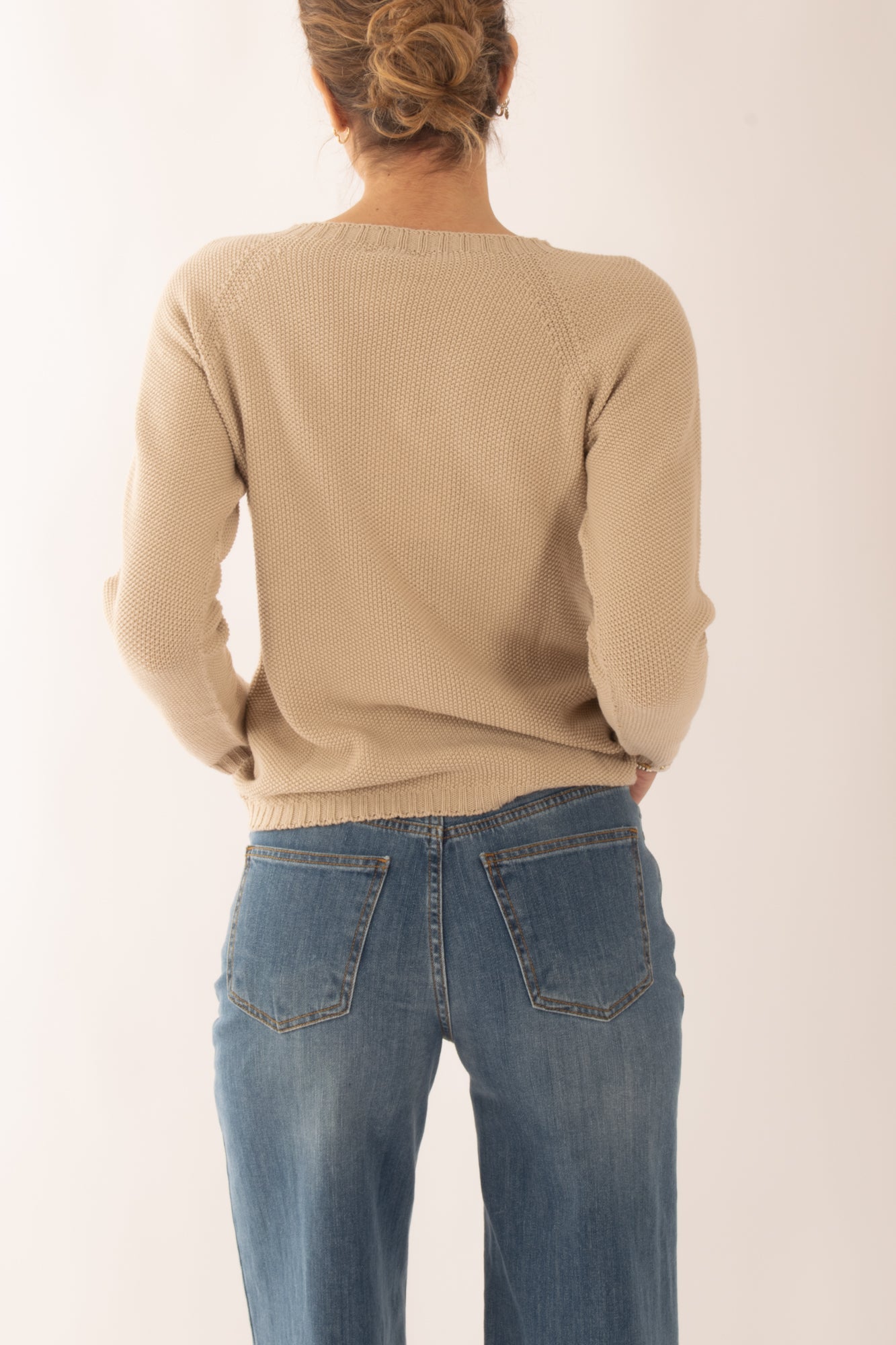 Maglia di filo a girocollo da Donna Susy mix - Corda