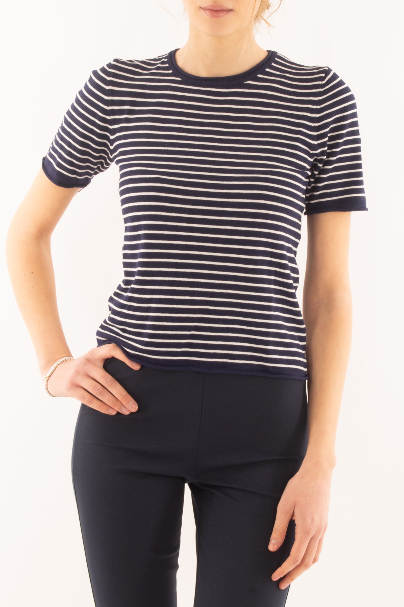 Maglia rigata da Donna Susy mix - Blu