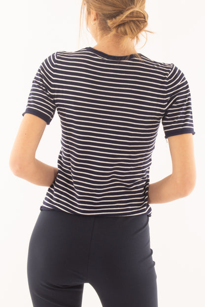 Maglia rigata da Donna Susy mix - Blu