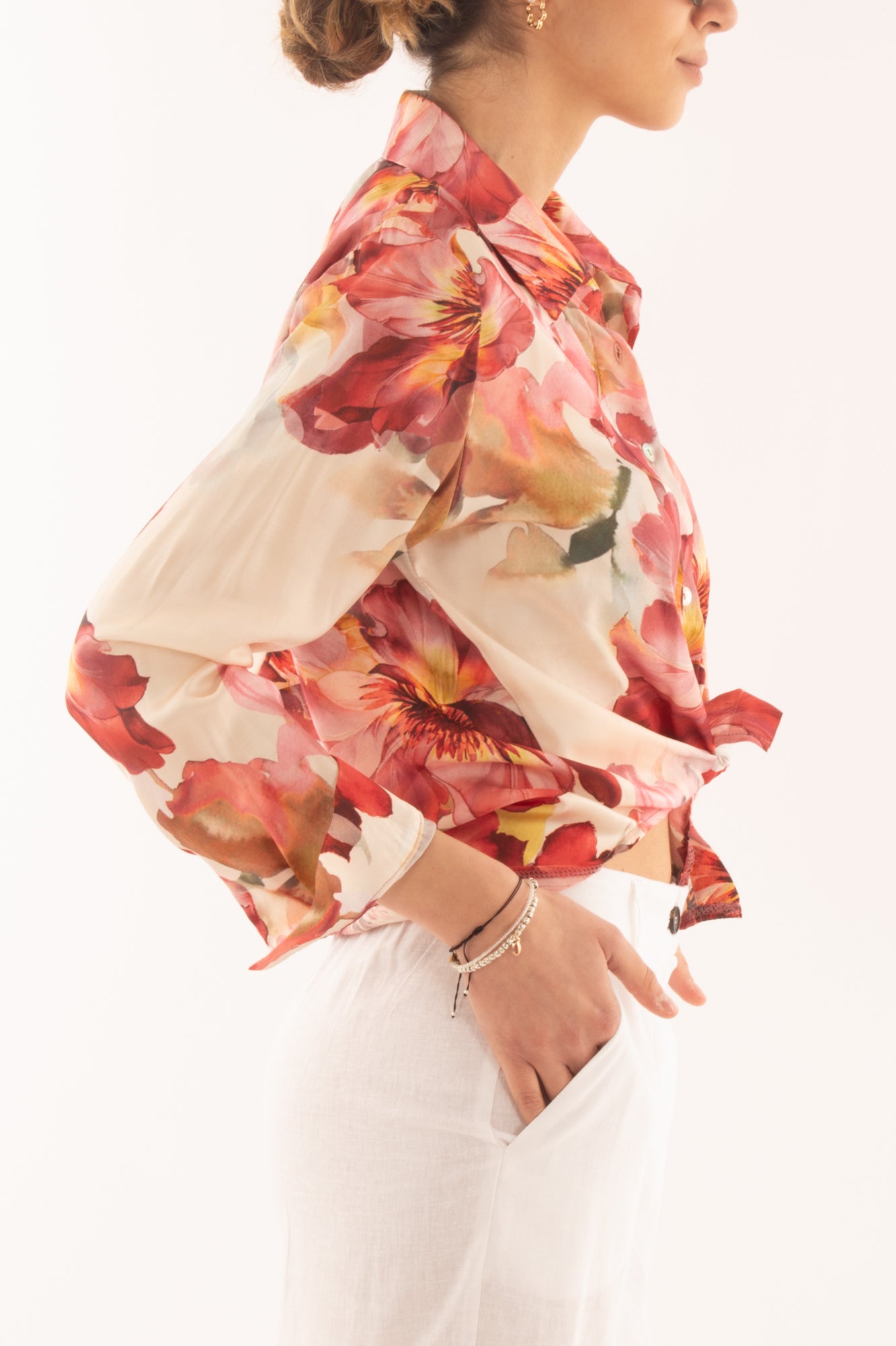 Camicia fantasia da Donna Susy mix Rosso