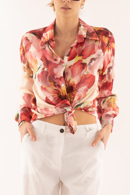 Camicia fantasia da Donna Susy mix Rosso